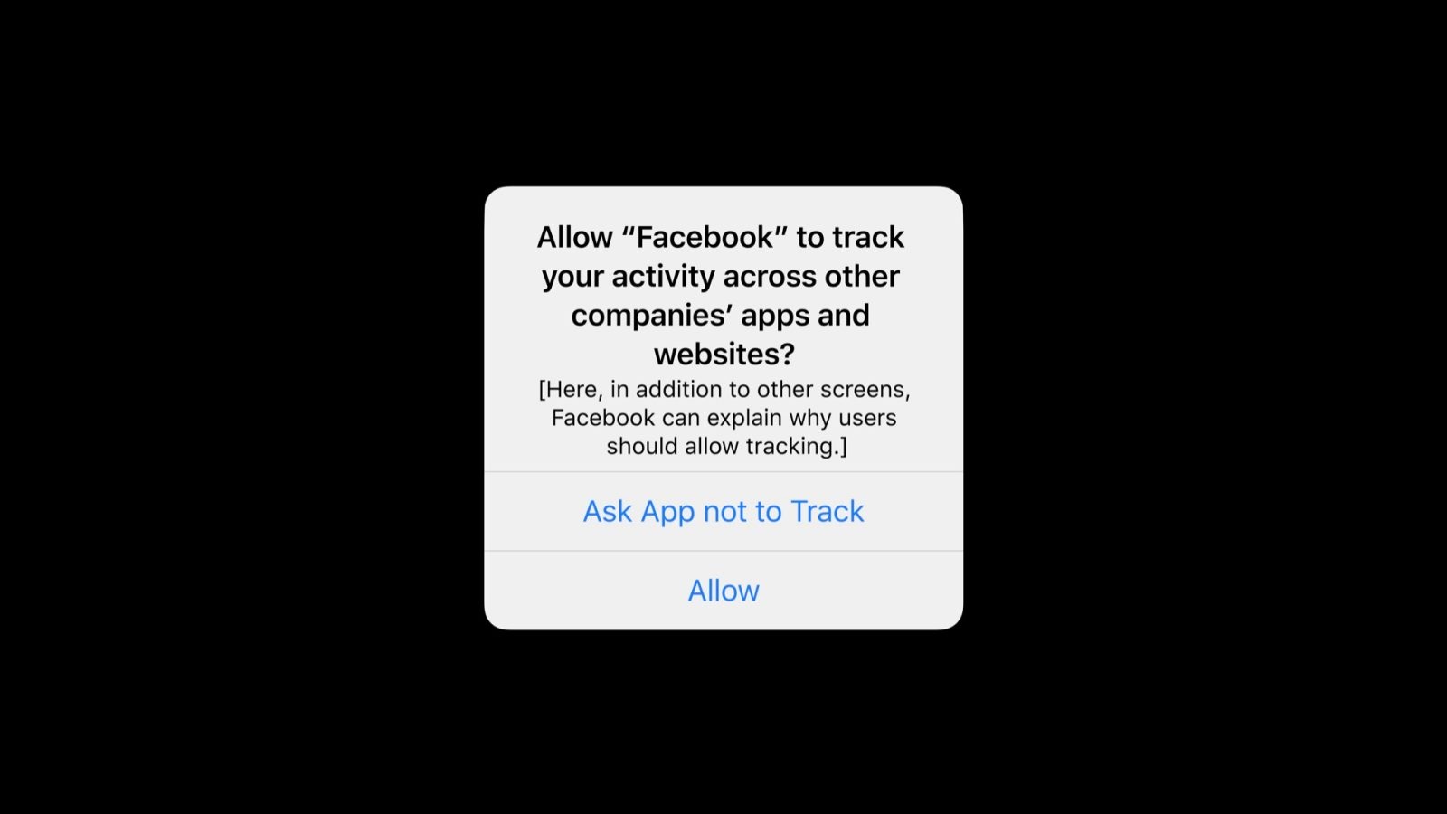 Tracking Pop Up for facebook