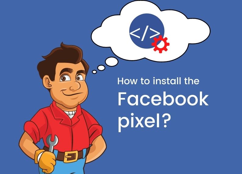 tech guy installing the Facebook pixel Tecnical guy setting up Facebook pixel on website
